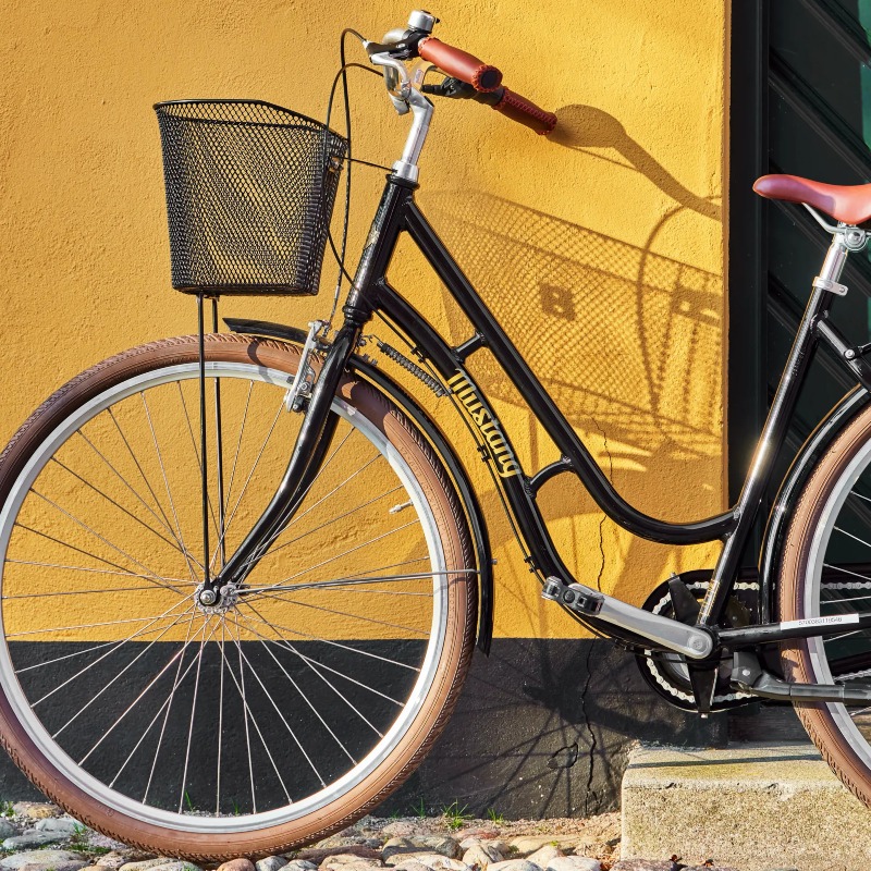 Sort cykel til damer